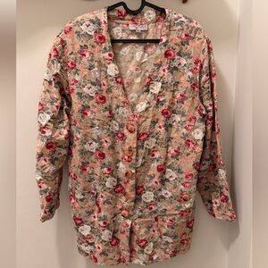 Vintage Floral Women's Cardigan